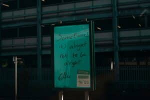 mental health billboard
